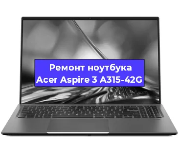 Чистка от пыли и замена термопасты на ноутбуке Acer Aspire 3 A315-42G в Перми